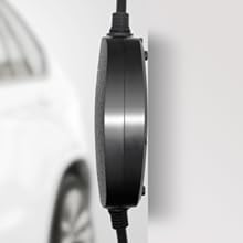 ชาร์จรถยนต์ 10A ประเภท 2 ชาร์จรถยนต์ 2.2KW ชาร์จรถยนต์พกพา UK Plug With LCD Display 1