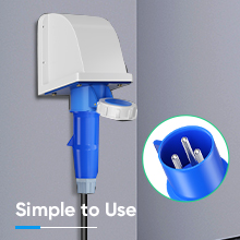 7KW 1 Phase EV Charger ประเภท 2 / ประเภท 1 / GBT 16A / 32A สถานีชาร์จ EVSE มือถือ 11