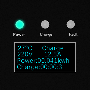 3.5kw 7kw โปรแกรมชาร์จรถยนต์ GB / T พกพาด้วย CEE / Schuko / PSB-16 พล็อก 8A - 32A ปรับ 4