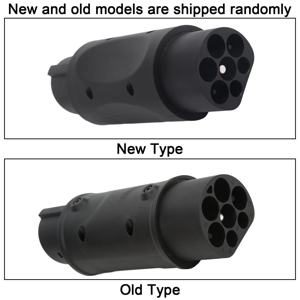 ประเภท 2 ถึงประเภท 1 EVSE Adapter IEC 62196 ถึง SAE J1772 4