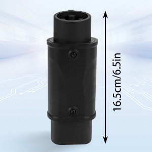ประเภท 2 ถึงประเภท 1 EVSE Adapter IEC 62196 ถึง SAE J1772 5