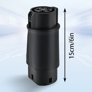 ประเภท 1 ถึงประเภท 2 เอฟวี แอดป์เตอร์ชาร์จ SAE J1772 ถึง IEC62196 32A 250V 8KW แอดป์เตอร์ 2