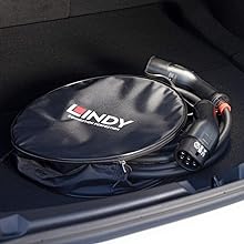 IEC62196-2 EV Charger ปลั๊ก Type2 หญิงรถด้านข้าง 5 M TPU สาย 16/32/63A 3.5KW/7KW 1/3 เฟสสำหรับสถานีชาร์จรถยนต์ 5