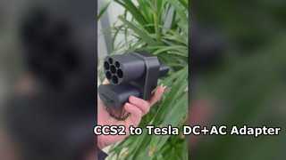CCS2 ถึง Tesla EV อะแดปเตอร์ชาร์จ DC Fast Charger Converter สำหรับรถยนต์ไฟฟ้า