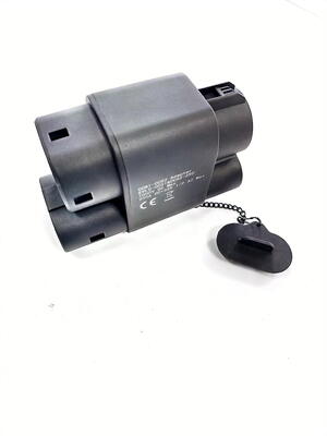 อะแดปเตอร์ปลั๊กชาร์จรถยนต์ไฟฟ้า Sixpence 250A 1000V CCS1 เป็น CCS2 สำหรับการชาร์จเร็ว DC สำหรับ Tesla Model 3 Y