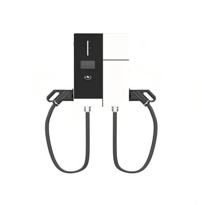 เครื่องชาร์จ EV แบบติดผนัง Sixpence New DC Double Gun 40kW 4G Ethernet OCPP1.6J RFID พร้อมปลั๊ก CCS2+CCS2 ชาร์จเร็ว IP54